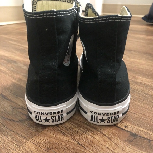 Brand new  black and white Converse All Star Hi - Picture 3 of 4